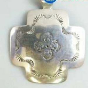 Native American Navajo Signed Pendant X5